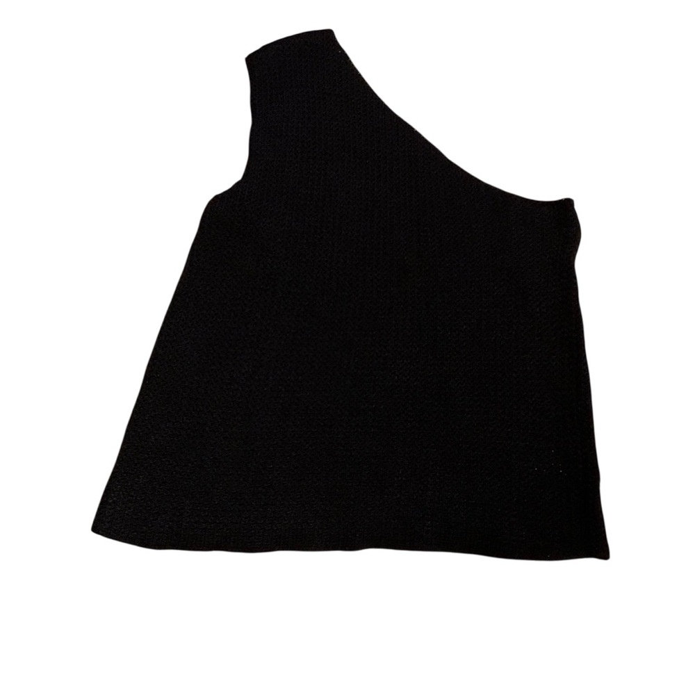 Free‎ people beach one shoulder Black Tank Top